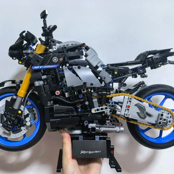 Yamaha MT-10 Technique Version 1458Pcs, 1:5 Scale Building Blocks Bike