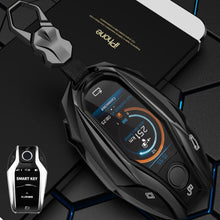 Load image into Gallery viewer, BMW LCD Key Premium Batman Metal Alloy Keycase with Holder &amp; Rope Chain