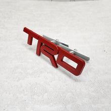Load image into Gallery viewer, TRD Red Grille Metal Emblem (12 x 3.5 cm)