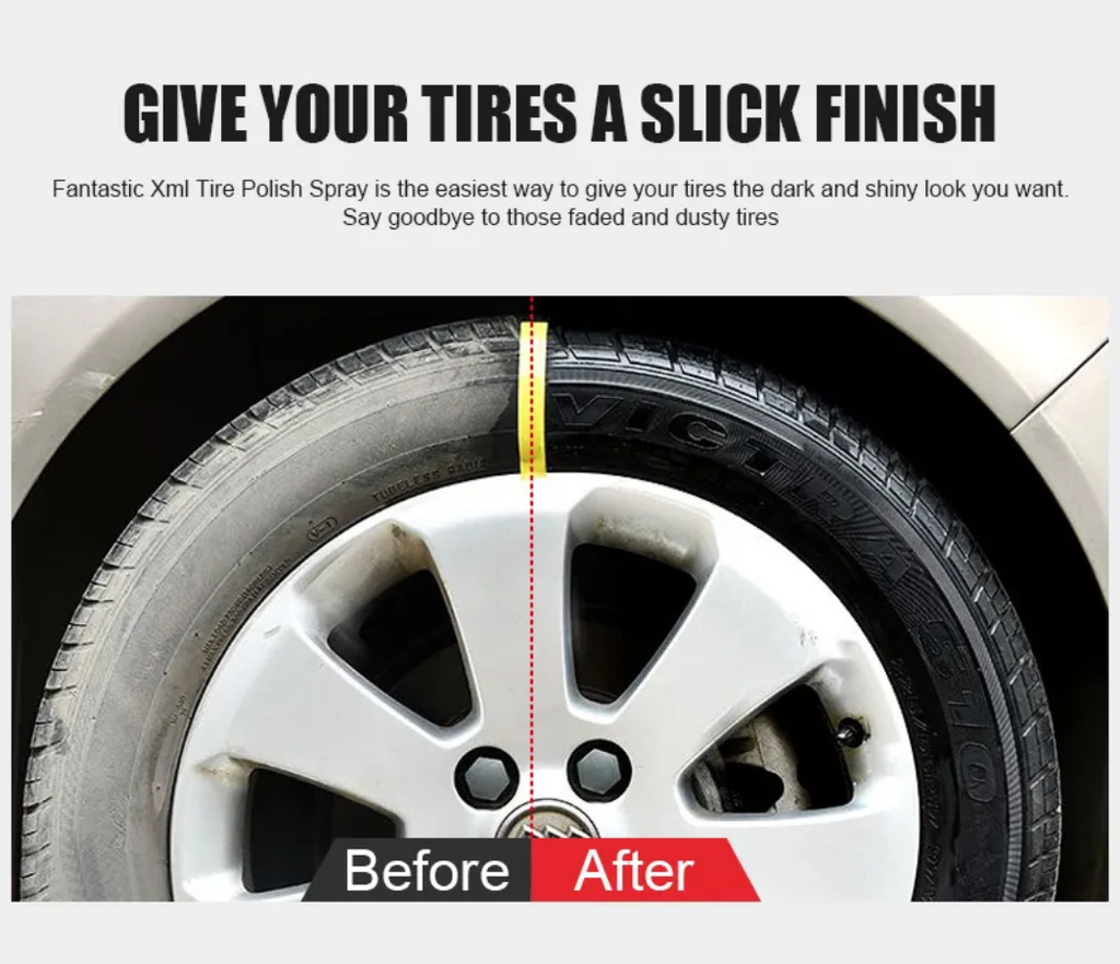 Extreme Black Tyre Shine Polish (Set of 2)