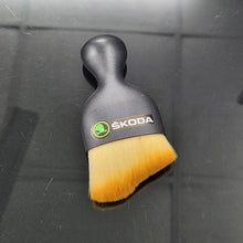 Load image into Gallery viewer, Car Interior Detailing, Cleaning Soft Brush, Curved Design Dust Collectors with Cover and Logo
