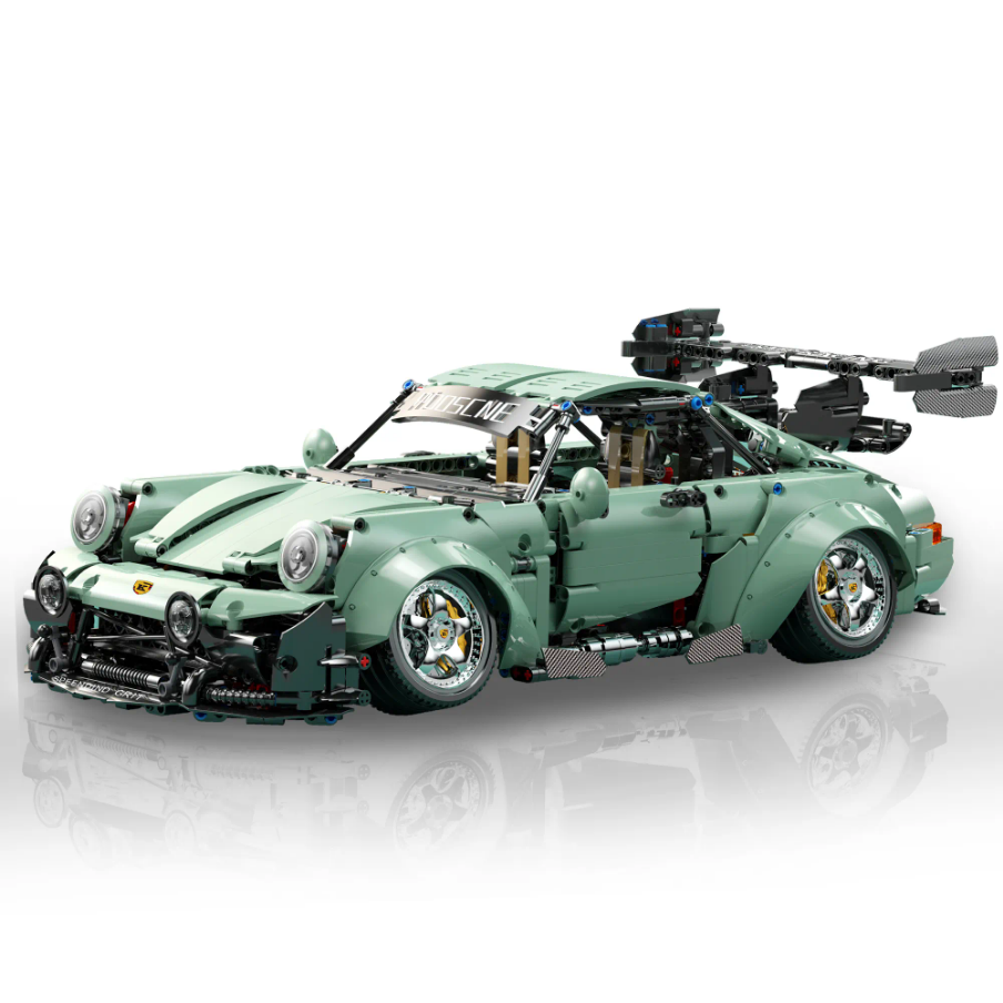 Porsche 964 Technique Version 2435 Pcs, 1:10 Scale Building Blocks Car