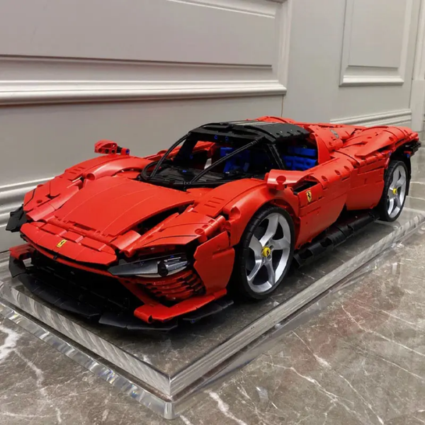 Ferrari Daytona SP3 Technique Version 3778Pcs, 1:8 Scale Building Blocks Car