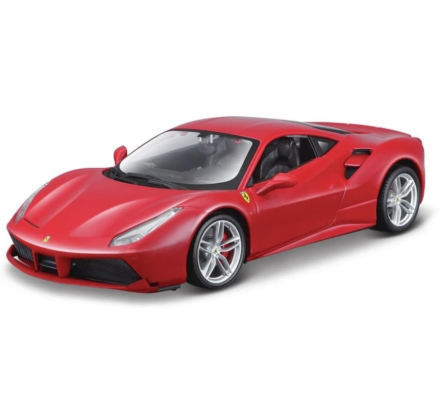 Ferrari 488 GTB 1:18 Licensed Bburago Diecast Scale Model