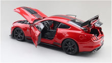 Load image into Gallery viewer, Ford Mustang Shelby GT500 Metal Diecast Car 1:18 (26x10 cm)