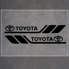 Fender Brand Logo Reflective Car Sticker 2 Pcs Set
