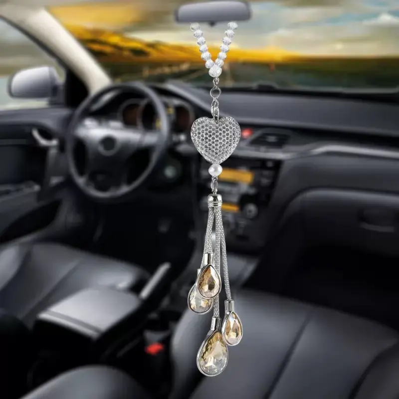 Luxury Diamond Bling Heart Hanging