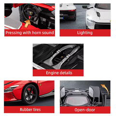 Ferrari Daytona SP3 Metal Diecast Car 1:24 (20x8 cm)