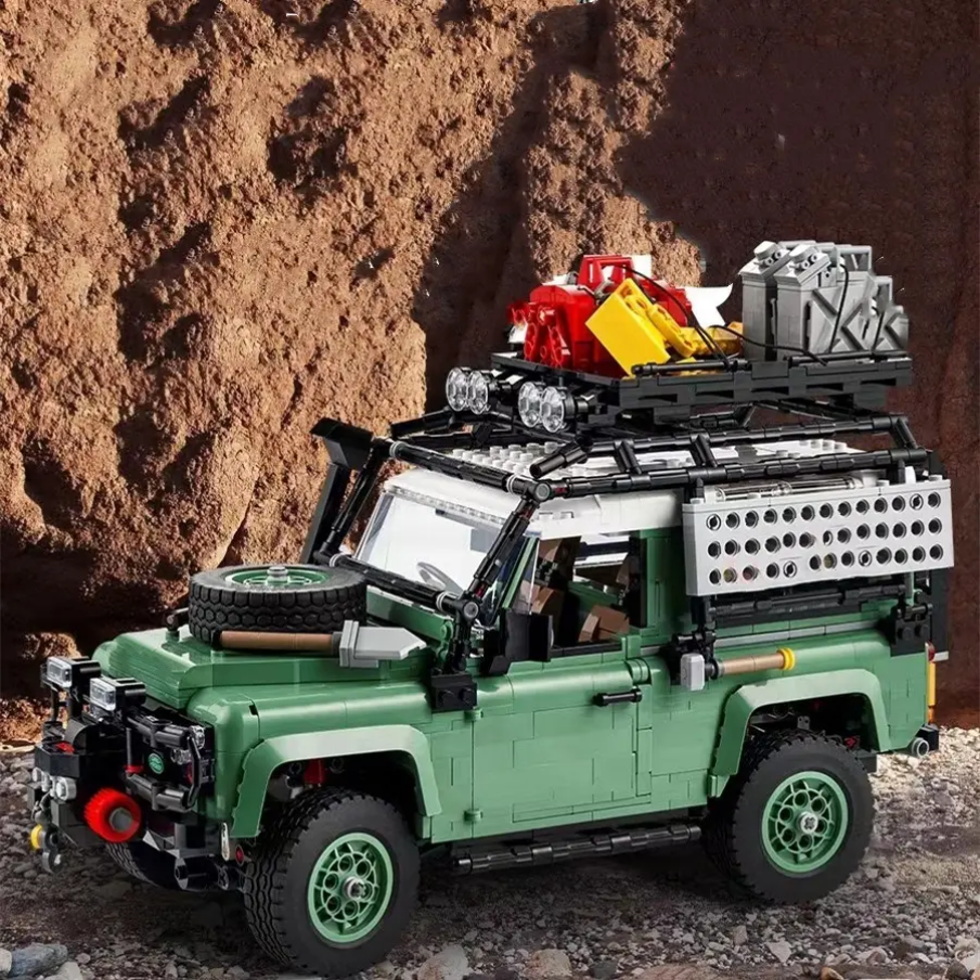 Land Rover Defender Technique Version 2336 Pcs, 1:8 Scale Building Blocks Car