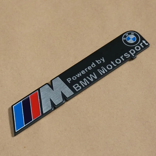 3D M Power Metal Sticker Decal (16 x 2.75 cm)