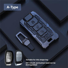 Hyundai Creta/i20/Aura/i10/Venue 3 Button Key Exclusive Gen Z Metal Alloy Keycase