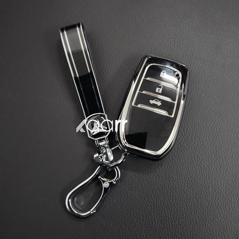 Fortuner 3 Button Key Premium Keycase