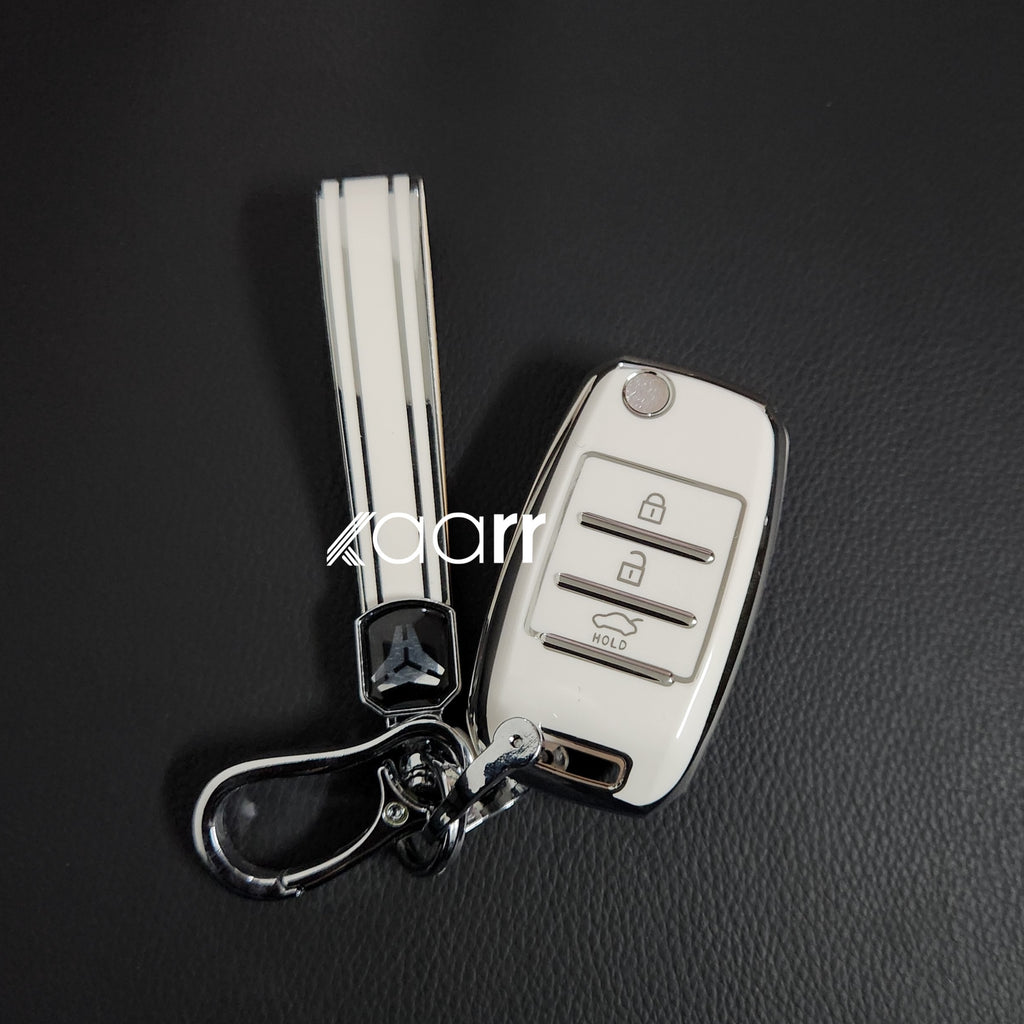 Kia Seltos/Sonet/Carens Flip Key Premium Keycase