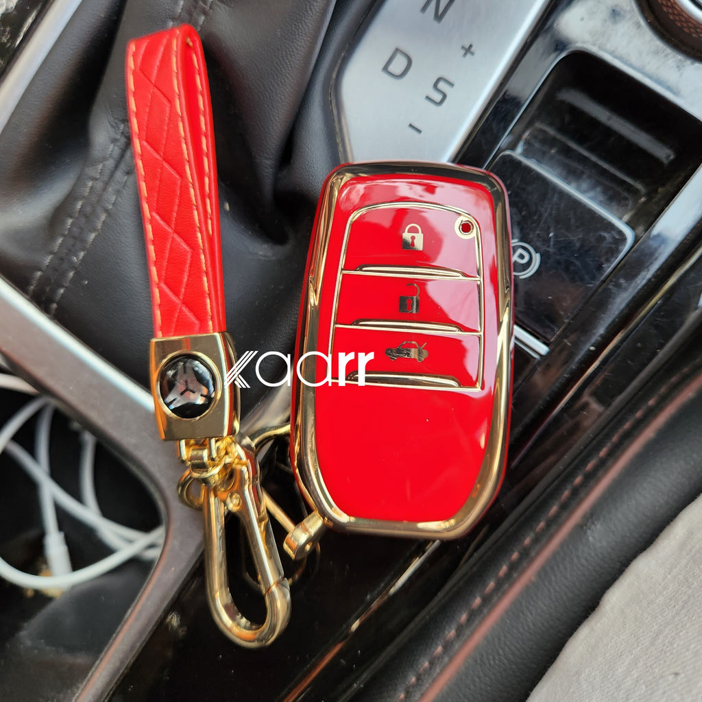 Fortuner 3 Button Key Premium Keycase