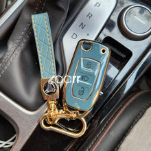 Load image into Gallery viewer, Tata Tiago/Tigor/Hexa/Nexon Flip Key Premium Keycase