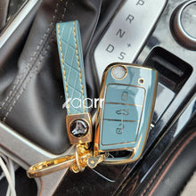 Load image into Gallery viewer, Skoda / Volkswagen New Key Premium Keycase