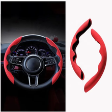 Load image into Gallery viewer, Velvet Red Steering Wheel Sleeves