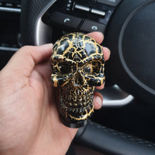 Load image into Gallery viewer, 3D Devil Black &amp; Gold Skull Gear Knob