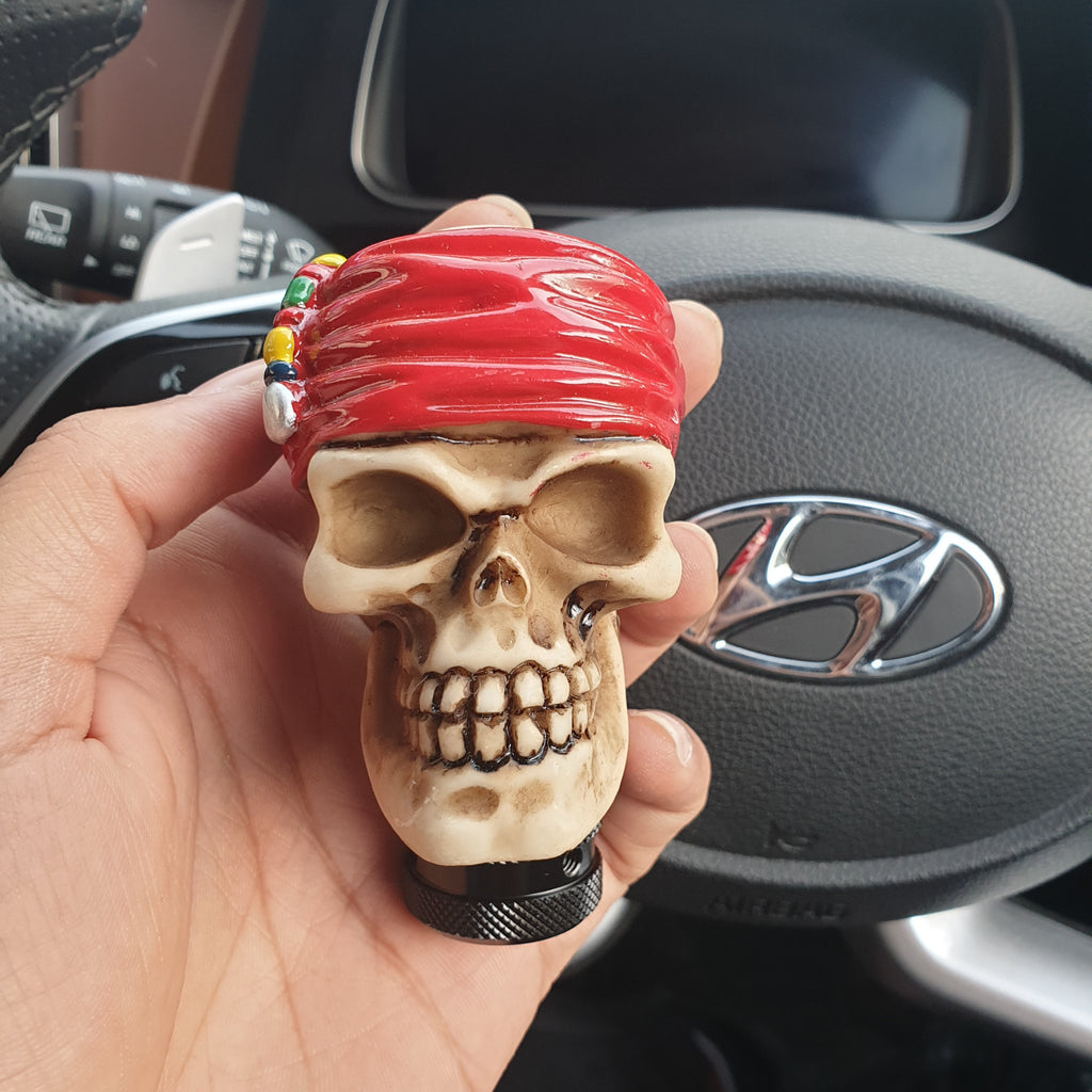 3D Skull Pirate Gear Knob