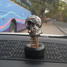 Load image into Gallery viewer, Skull Spring Tyre Bobble
