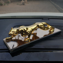 Load image into Gallery viewer, Leopard (Made of Metal &amp; Glass) for Car, Home, Office Decor