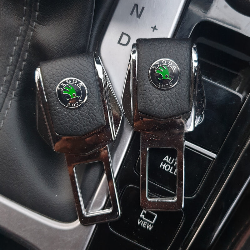 2 Pcs Metal Leather Safety Buckle With Logo