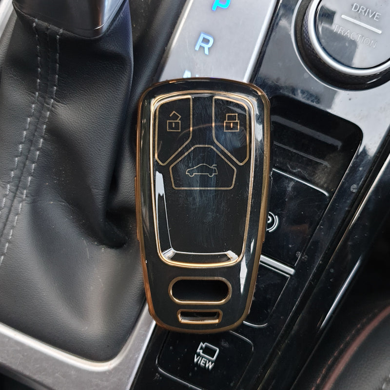 Audi (New Key) Premium TPU Leather Key Cover
