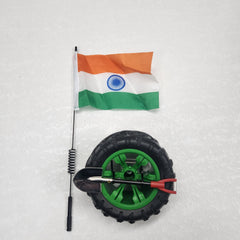 Miniature Spare Tyre Flag Shovel (Premium Quality)