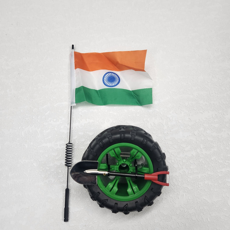 Miniature Spare Tyre Flag Shovel (Premium Quality)
