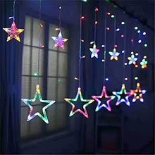 Load image into Gallery viewer, Star LED Curtain Light Multicolor (12 Stars)