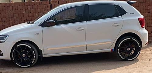White Tyre Sticker with Night Glow Kit With Strips