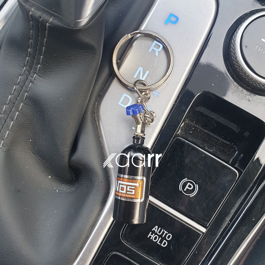 Nos Cylinder Luxury Metal Keychain