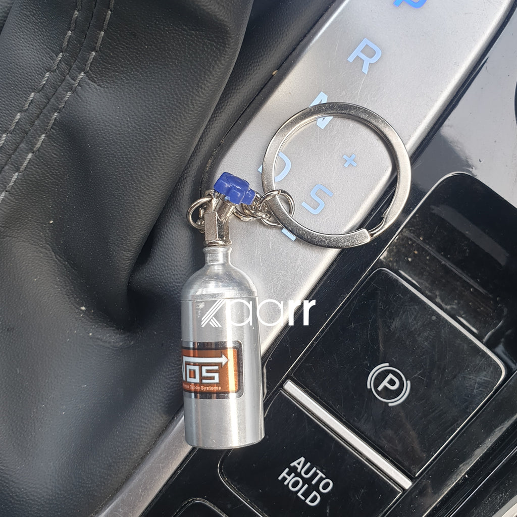 Nos Cylinder Luxury Metal Keychain