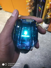 Load image into Gallery viewer, LED Crystal Sensor Touch 7 Colors Gear Knob Silver