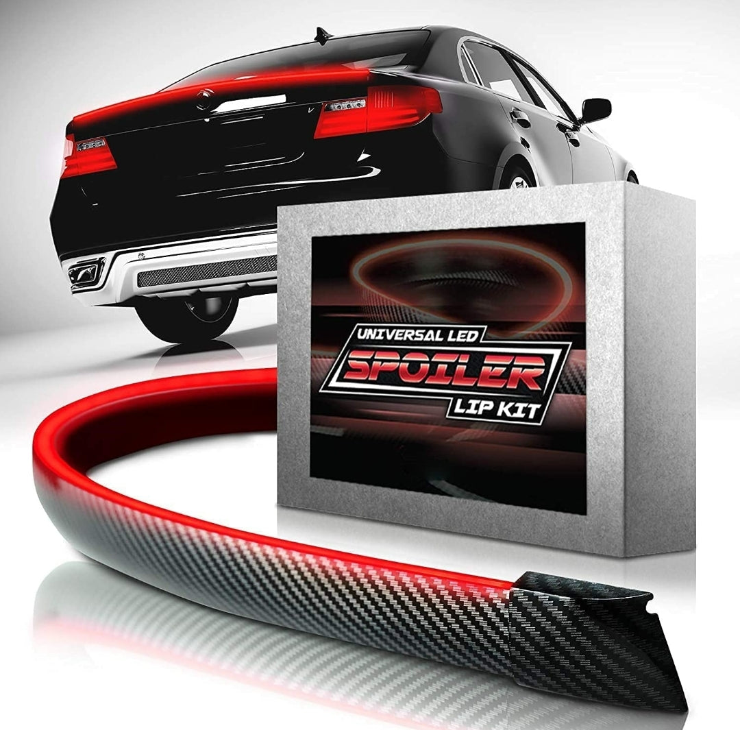 Color Keypad Rear Spoiler Universal Rear Spoiler LED Strip Multifunctional with Turning Signal ...