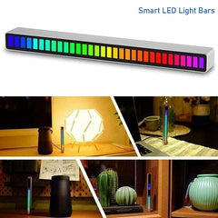 Wireless 2 Pcs Set Voice Activated Equaliser Ryhtm Light with 16+ Colors