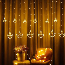 Load image into Gallery viewer, Diya LED Curtain String Light (12 Lights)