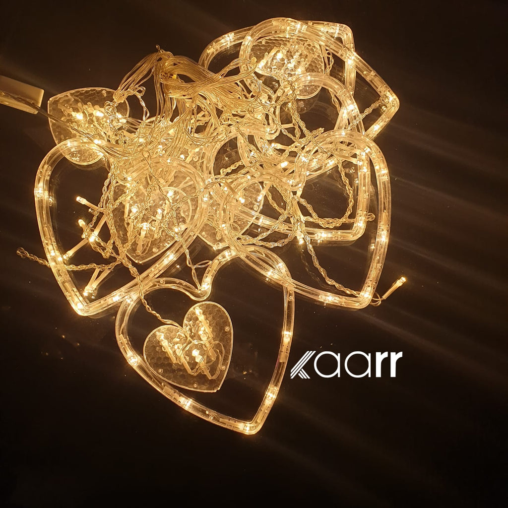 Heart LED Curtain String Light (16 Hearts)